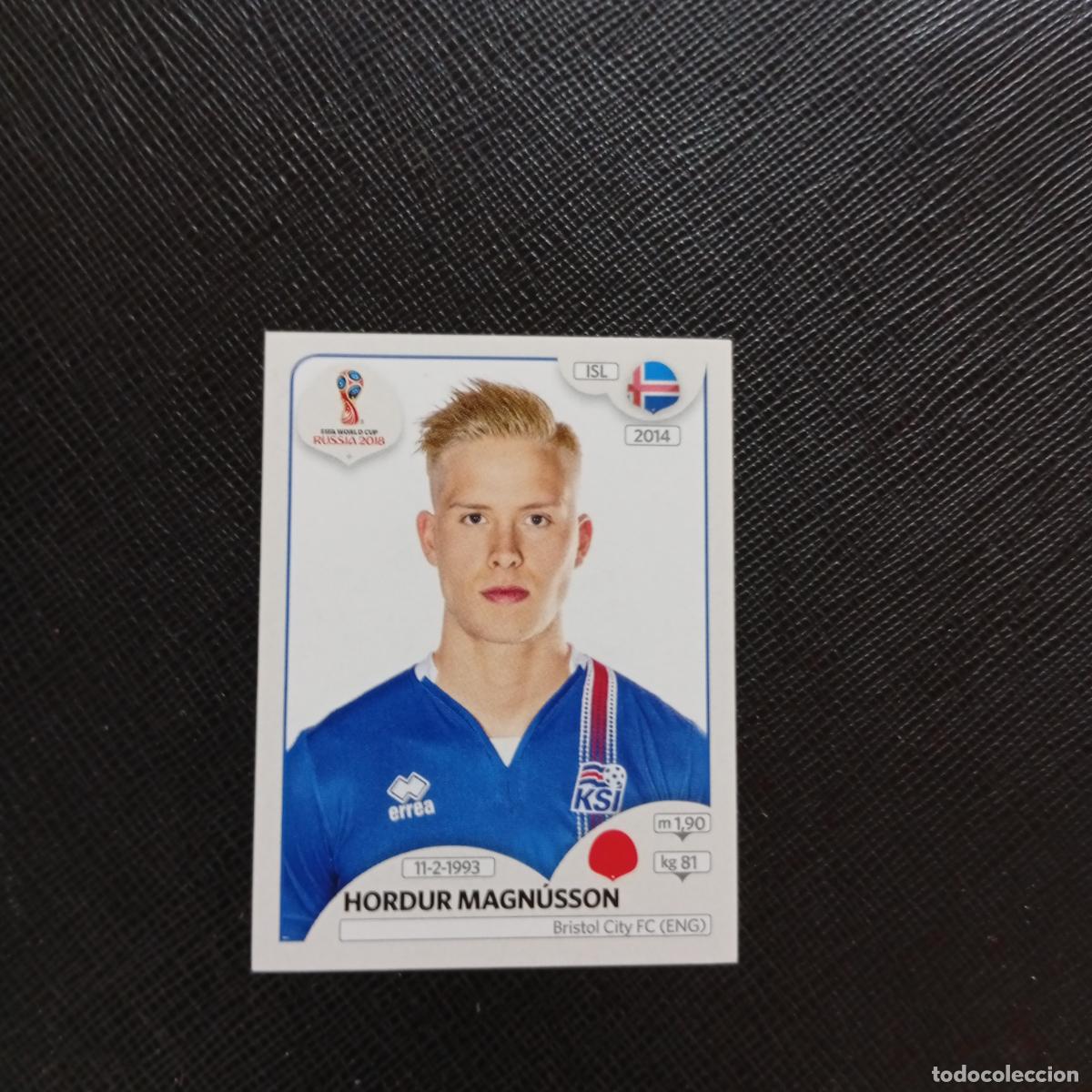Figurine di Calcio: 300 HORDUR MAGNUSSON ISLANDIA PANINI MUNDIAL RUSIA 2018 CROMO FUTBOL 18 - SIN PEGAR - CJ2 ....