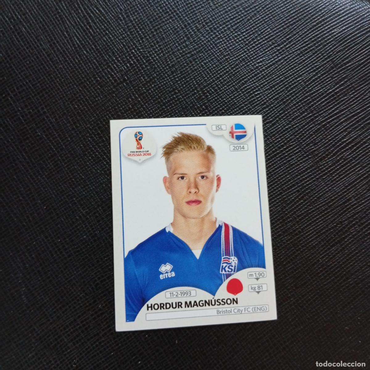 Figurine di Calcio: 300 HORDUR MAGNUSSON ISLANDIA PANINI MUNDIAL RUSIA 2018 CROMO FUTBOL 18 - SIN PEGAR - CJ2 .....