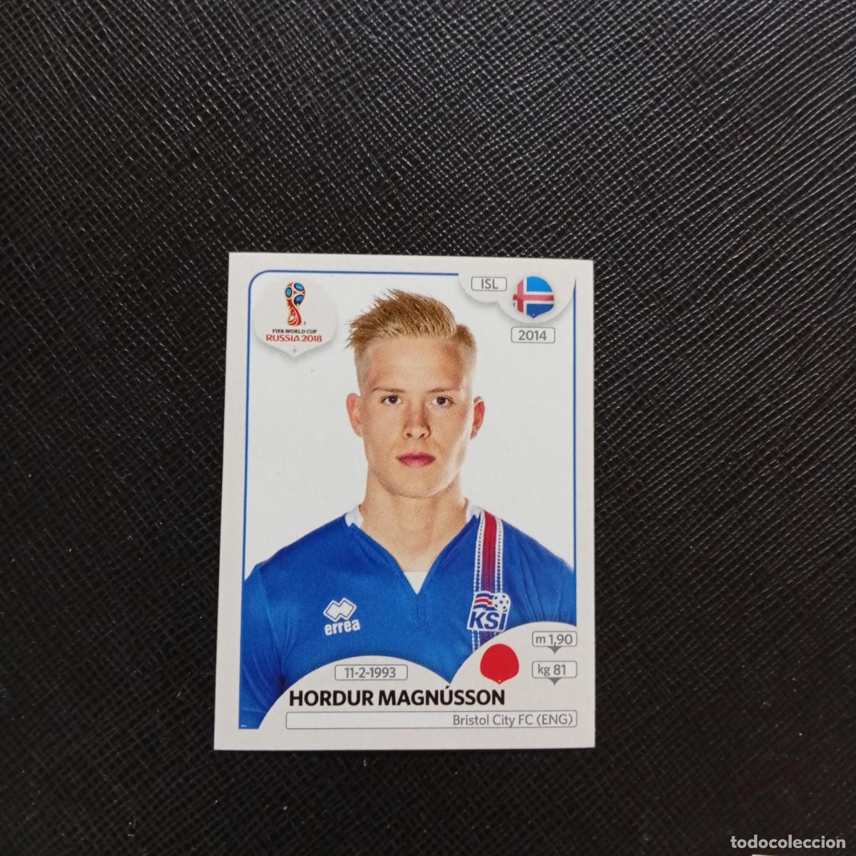 Figurine di Calcio: 300 HORDUR MAGNUSSON ISLANDIA PANINI MUNDIAL RUSIA 2018 CROMO FUTBOL 18 - SIN PEGAR - CJ2 .....