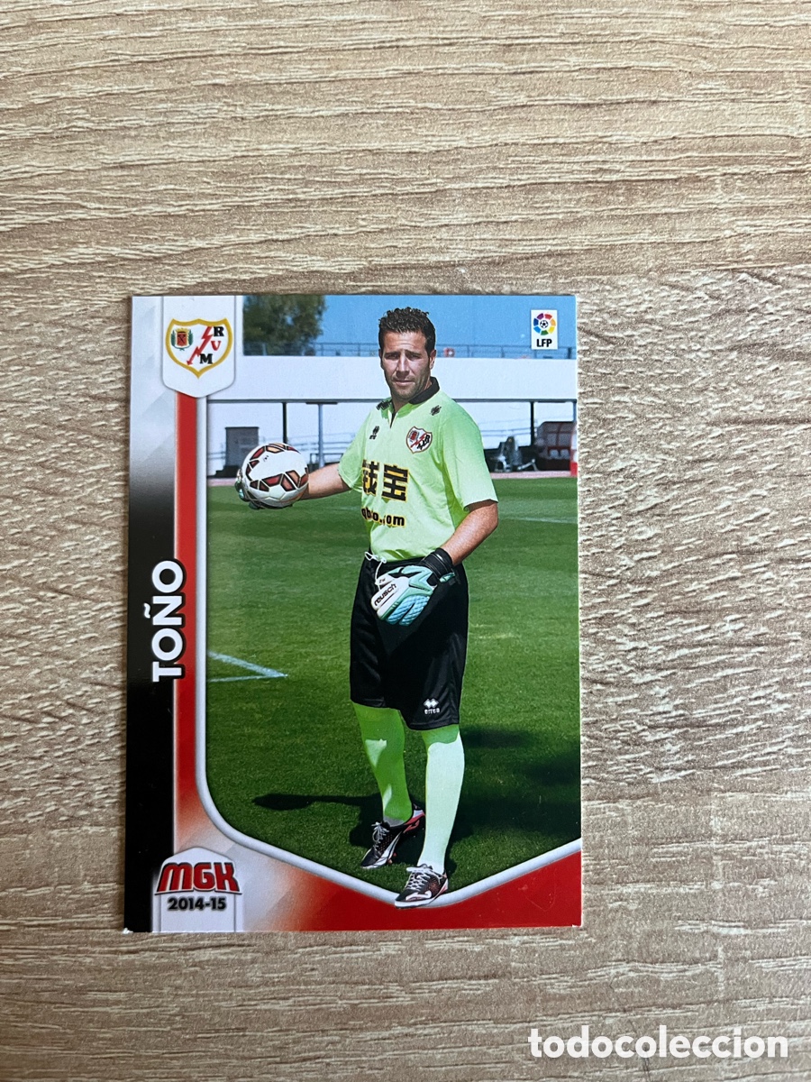 Figurine di Calcio: 272 BIS TO&Ntilde;O NUEVA FICHA MEGACRACKS MGK 2014 2015 14 15 RAYO VALLECANO
