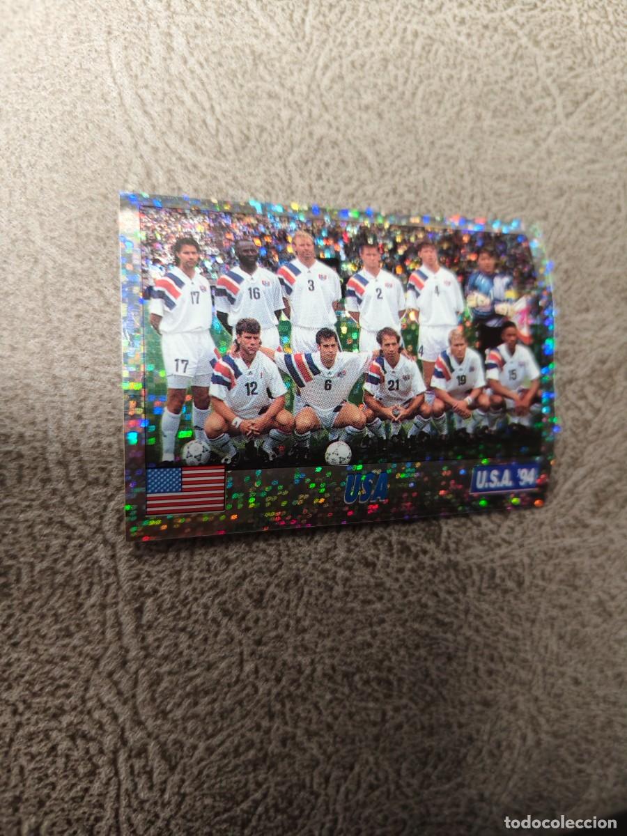 Figurine di Calcio: 1 SERVICE LINE MUNDIAL USA 94 TEAM PLANTILLA - USA ESTADOS UNIDOS - 1994 WORLD CUP SL ITALY AAC