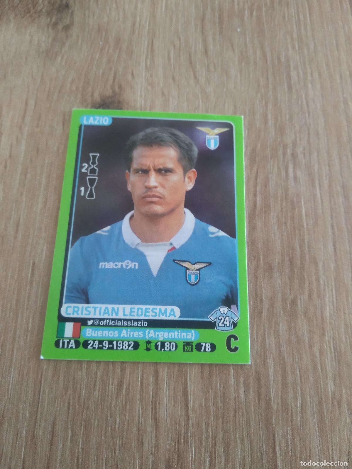 Cartes &agrave; collectionner de Football: 275 CRISTIAN LEDESMA LAZIO CROMO FUTBOL PANINI LIGA ITALIA 14-15 CALCIATORI 2014-2015