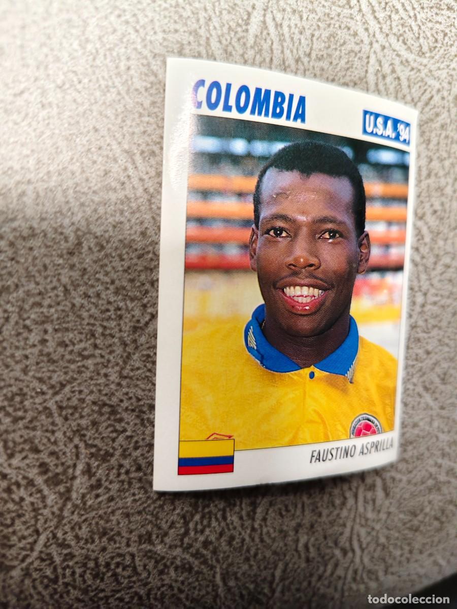 Cromos de Futebol: 53 SERVICE LINE MUNDIAL USA 94 FAUSTINO ASPRILLA - COLOMBIA - 1994 WORLD CUP SL ITALY AAC