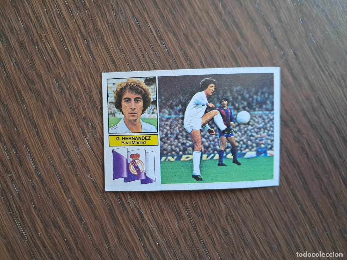 Cromos de f&uacute;tbol: cromo de futbol, ediciones Este, liga 82-83, Garc&iacute;a Hern&aacute;ndez, Real Madrid. sin pegar
