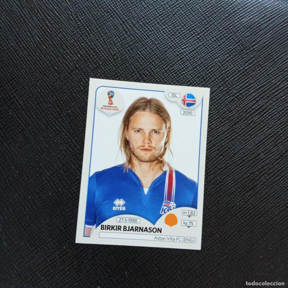 Cromos de Futebol: 302 BIRBIK BJARNASON ISLANDIA PANINI MUNDIAL RUSIA 2018 CROMO FUTBOL 18 - SIN PEGAR - CJ2