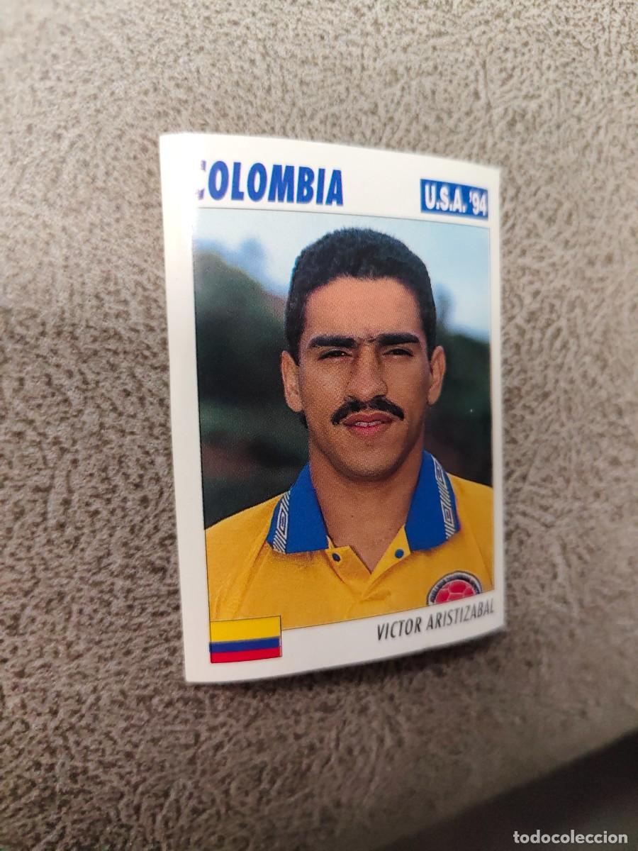 Cromos de Futebol: 56 SERVICE LINE MUNDIAL USA 94 VICTOR ARISTIZABAL - COLOMBIA - 1994 WORLD CUP SL ITALY AAC