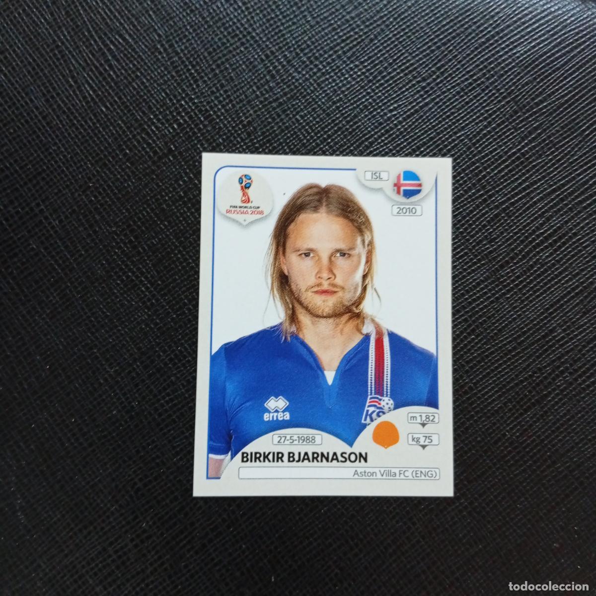 Cromos de Futebol: 302 BIRBIK BJARNASON ISLANDIA PANINI MUNDIAL RUSIA 2018 CROMO FUTBOL 18 - SIN PEGAR - CJ2