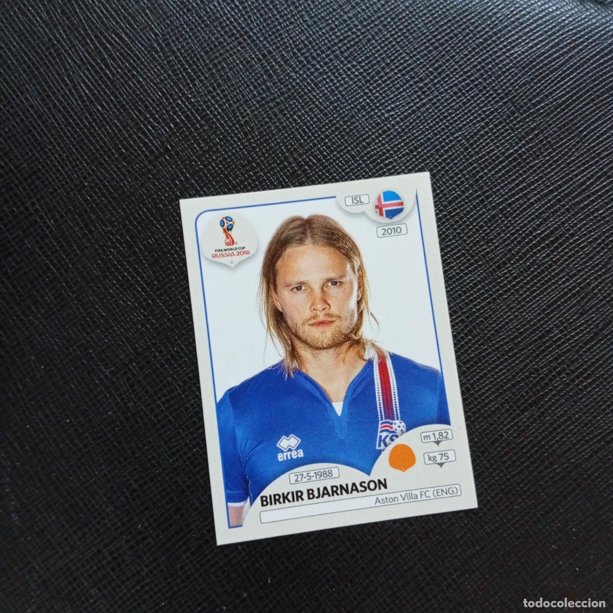 Cromos de Futebol: 302 BIRBIK BJARNASON ISLANDIA PANINI MUNDIAL RUSIA 2018 CROMO FUTBOL 18 - SIN PEGAR - CJ2 .
