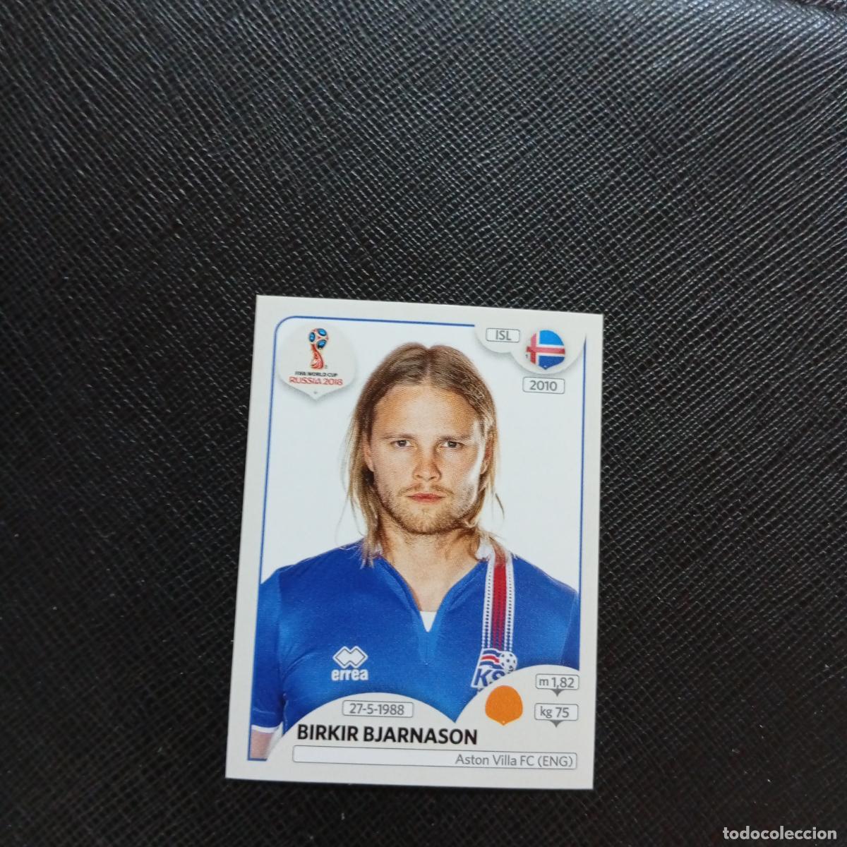 Cromos de Futebol: 302 BIRBIK BJARNASON ISLANDIA PANINI MUNDIAL RUSIA 2018 CROMO FUTBOL 18 - SIN PEGAR - CJ2 .
