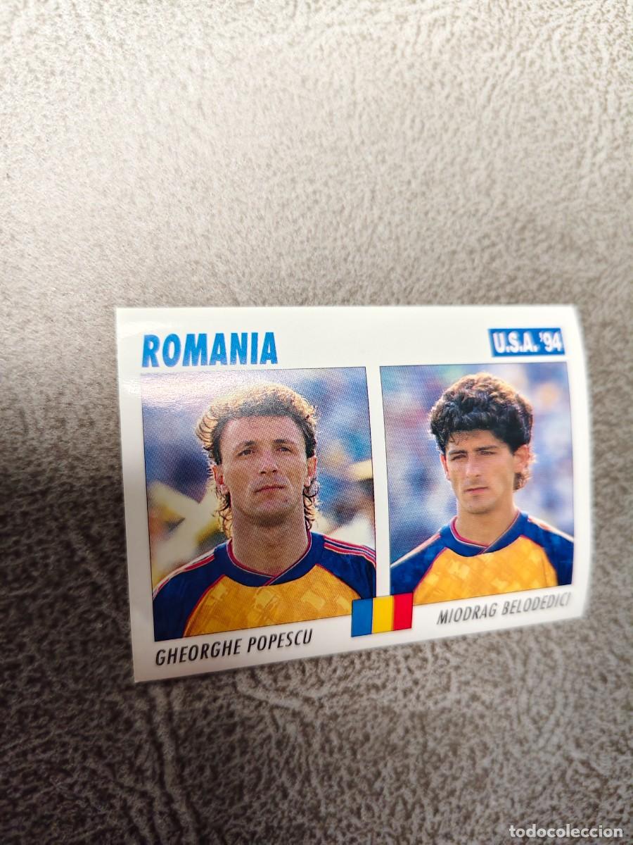 Cromos de Futebol: 60 SERVICE LINE MUNDIAL USA 94 GHEORGHE POPESCU BELODEDICI RUMANIA 1994 WORLD CUP SL ITALY AAC