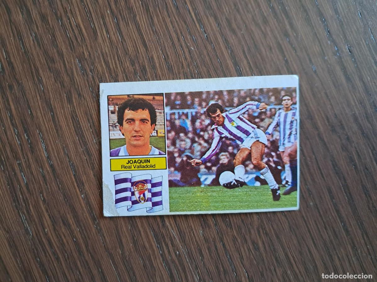 Cromos de f&uacute;tbol: cromo de futbol, ediciones Este, liga 82-83, Joaqu&iacute;n, Real Valladolid. sin pegar