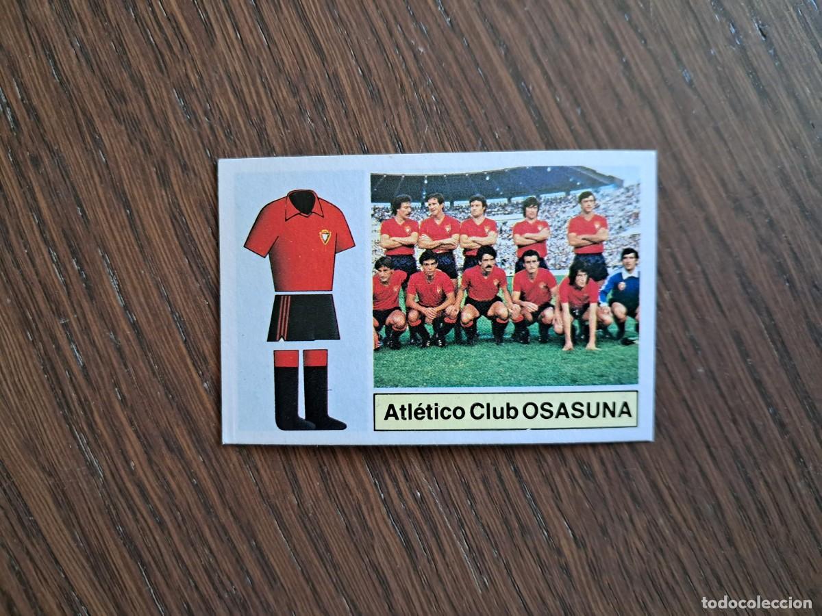 Cromos de f&uacute;tbol: cromo de futbol, ediciones Este, liga 82-83, alineaci&oacute;n club At. Osasuna. sin pegar