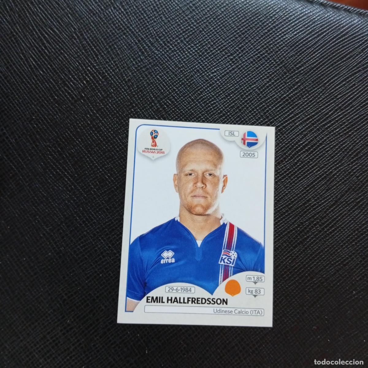 Cromos de f&uacute;tbol: 303 EMIL HALLFREDSSON ISLANDIA PANINI MUNDIAL RUSIA 2018 CROMO FUTBOL 18 - SIN PEGAR - CJ2