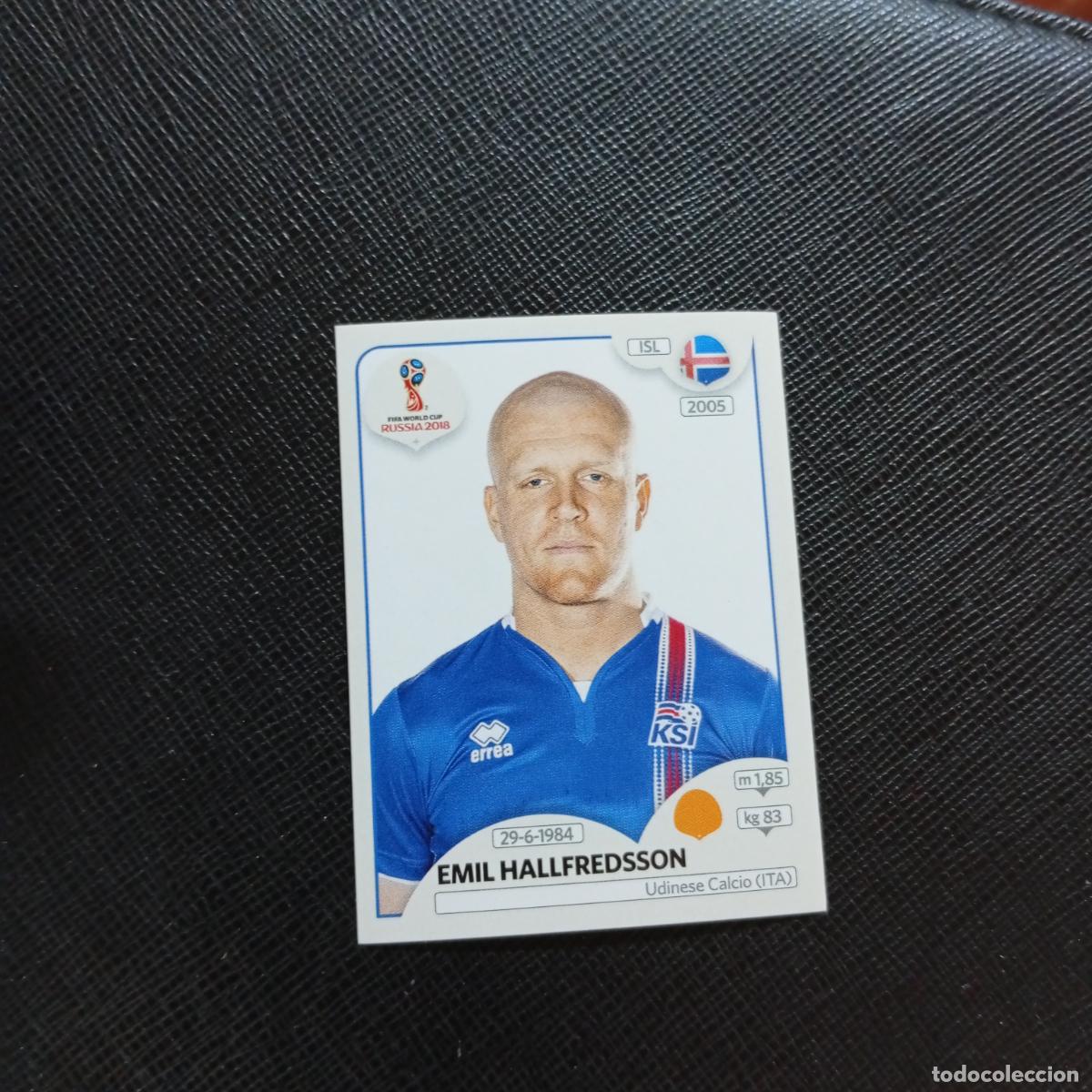 Cromos de f&uacute;tbol: 303 EMIL HALLFREDSSON ISLANDIA PANINI MUNDIAL RUSIA 2018 CROMO FUTBOL 18 - SIN PEGAR - CJ2