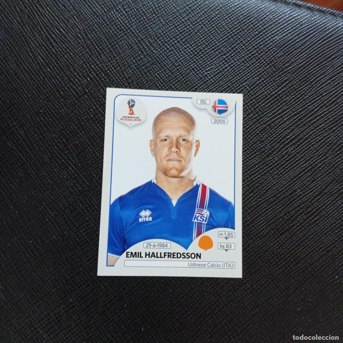 Cromos de f&uacute;tbol: 303 EMIL HALLFREDSSON ISLANDIA PANINI MUNDIAL RUSIA 2018 CROMO FUTBOL 18 - SIN PEGAR - CJ2