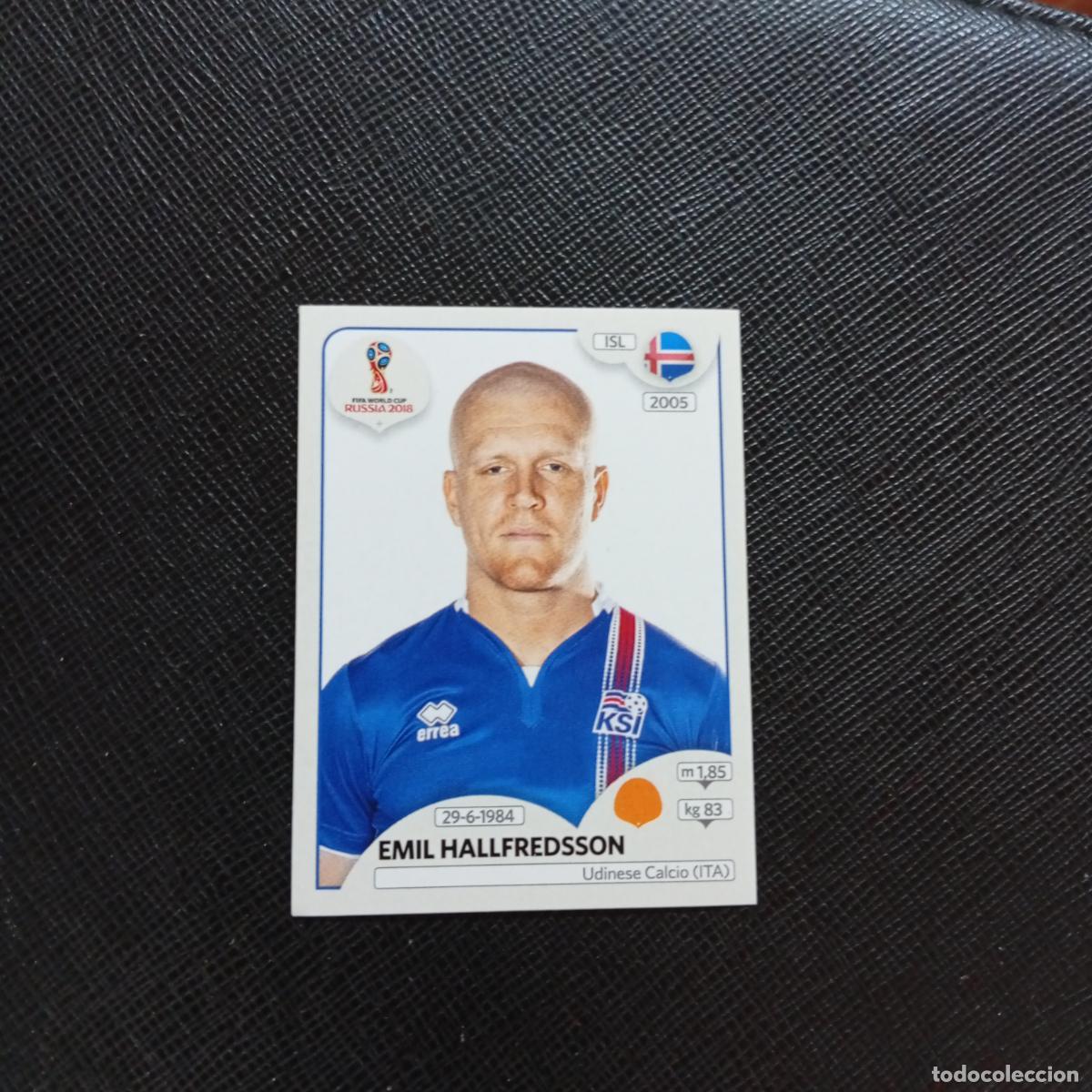 Cromos de f&uacute;tbol: 303 EMIL HALLFREDSSON ISLANDIA PANINI MUNDIAL RUSIA 2018 CROMO FUTBOL 18 - SIN PEGAR - CJ2 .