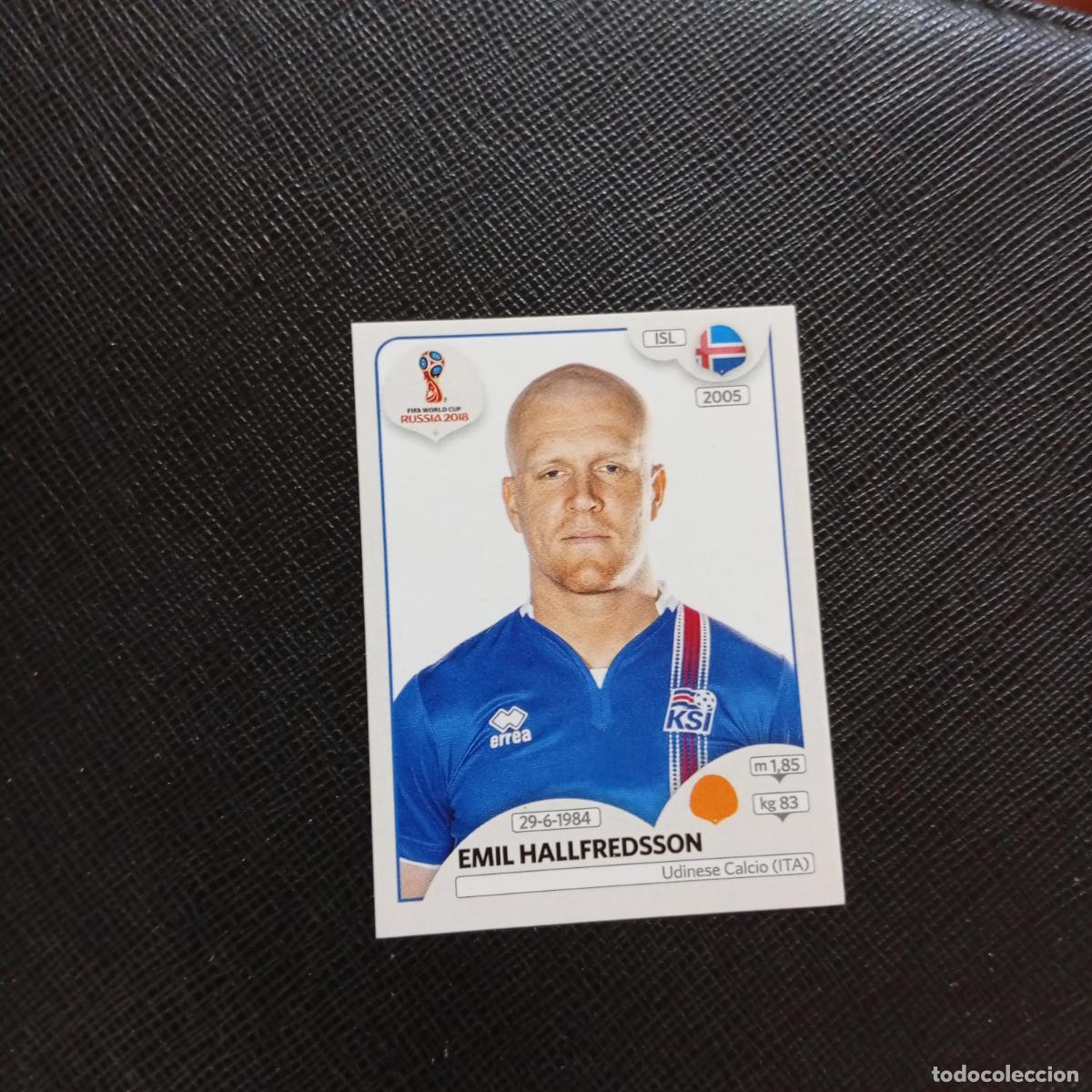 Cromos de f&uacute;tbol: 303 EMIL HALLFREDSSON ISLANDIA PANINI MUNDIAL RUSIA 2018 CROMO FUTBOL 18 - SIN PEGAR - CJ2 .