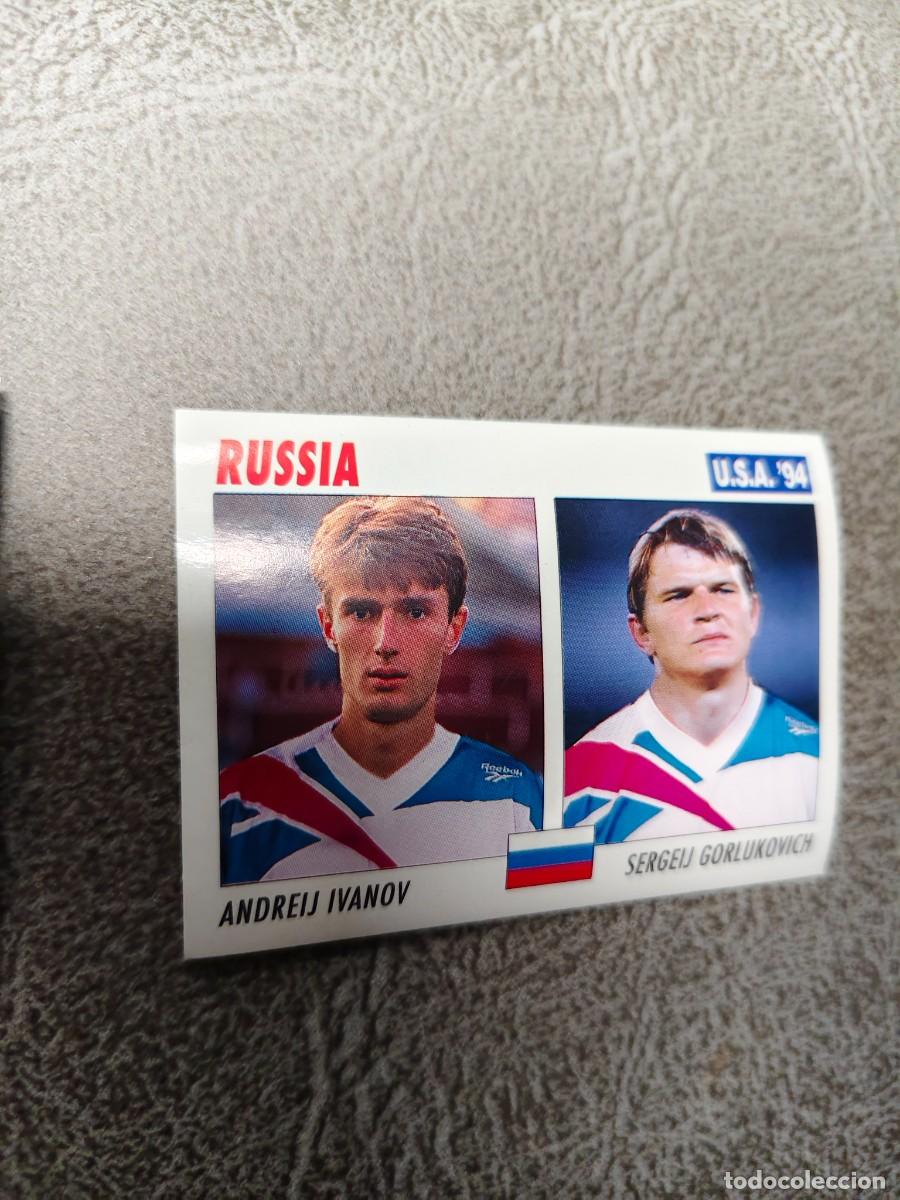 Football Stickers: 69 SERVICE LINE MUNDIAL USA 94 IVANOV SERGEI GORLUKOVICH RUSSIA RUSIA 1994 WORLD CUP SL ITALY AAC