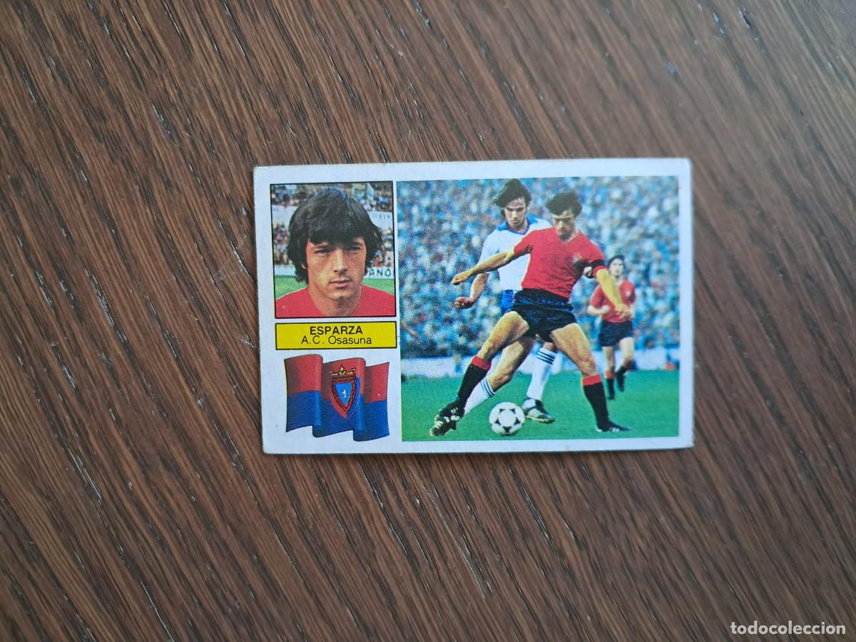 Football Stickers: cromo de futbol, ediciones Este, liga 82-83, Esparza, A.C. Osasuna. sin pegar