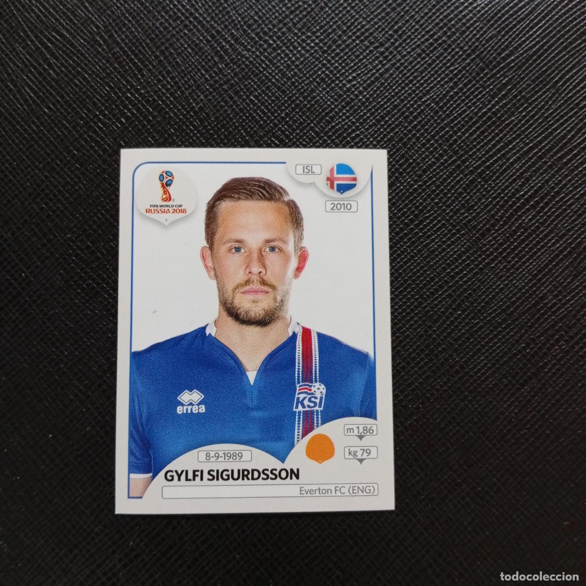 Football Stickers: 304 GYLFI SIGURDSSON ISLANDIA PANINI MUNDIAL RUSIA 2018 CROMO FUTBOL 18 - SIN PEGAR - CJ2