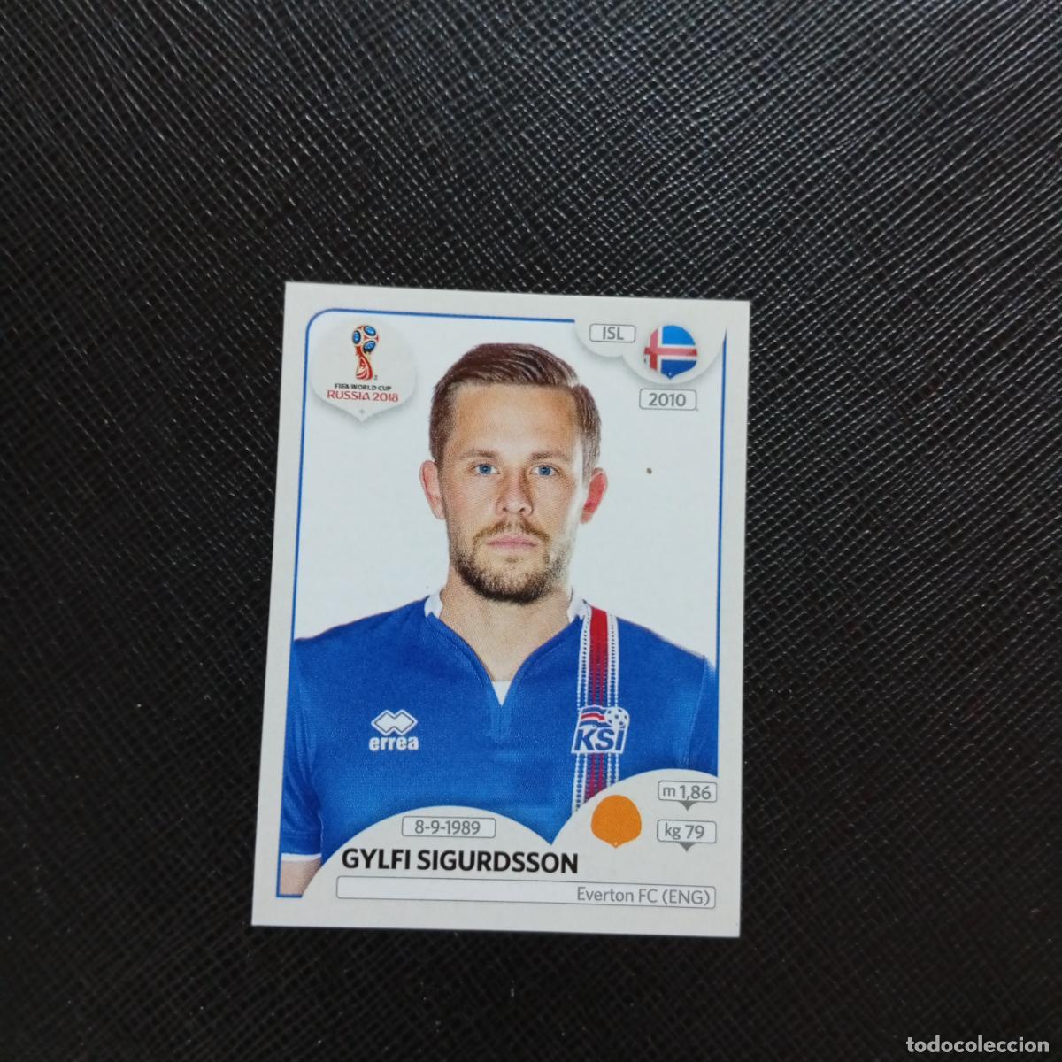Football Stickers: 304 GYLFI SIGURDSSON ISLANDIA PANINI MUNDIAL RUSIA 2018 CROMO FUTBOL 18 - SIN PEGAR - CJ2