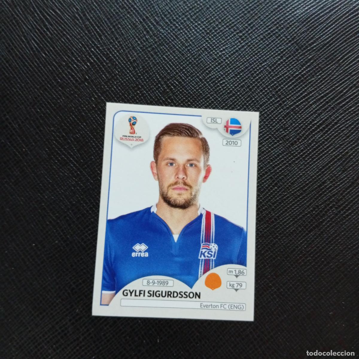 Football Stickers: 304 GYLFI SIGURDSSON ISLANDIA PANINI MUNDIAL RUSIA 2018 CROMO FUTBOL 18 - SIN PEGAR - CJ2