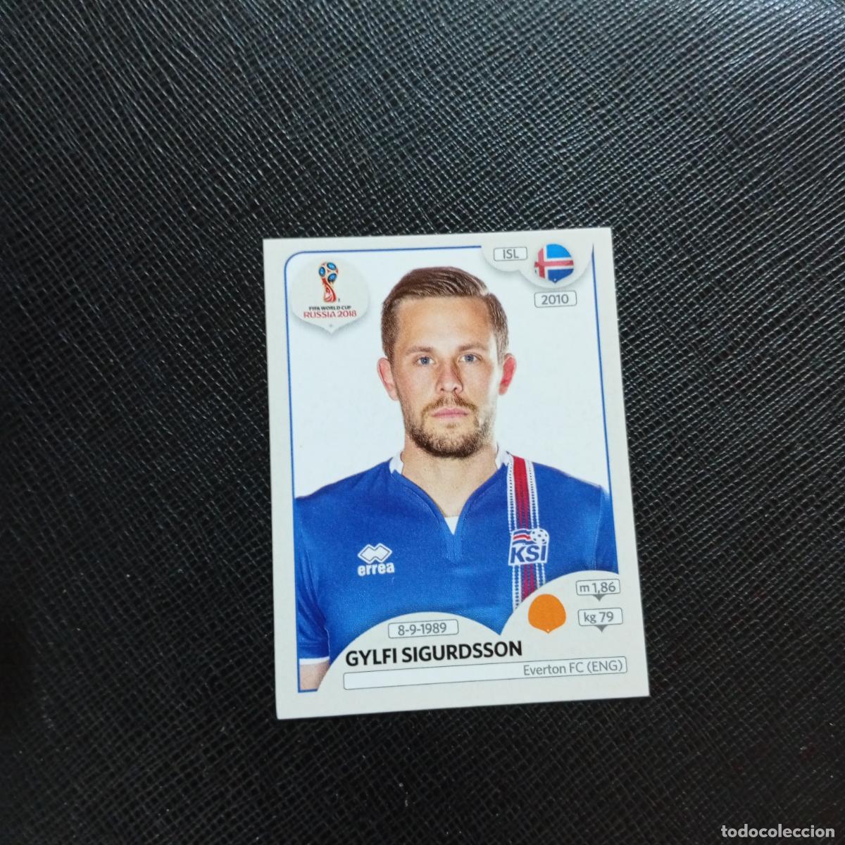 Football Stickers: 304 GYLFI SIGURDSSON ISLANDIA PANINI MUNDIAL RUSIA 2018 CROMO FUTBOL 18 - SIN PEGAR - CJ2 ..