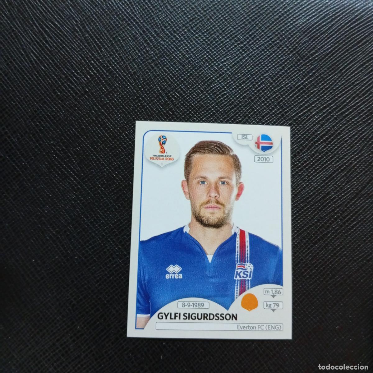 Football Stickers: 304 GYLFI SIGURDSSON ISLANDIA PANINI MUNDIAL RUSIA 2018 CROMO FUTBOL 18 - SIN PEGAR - CJ2 ..