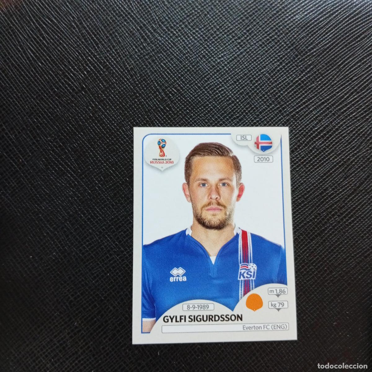 Football Stickers: 304 GYLFI SIGURDSSON ISLANDIA PANINI MUNDIAL RUSIA 2018 CROMO FUTBOL 18 - SIN PEGAR - CJ2 ...
