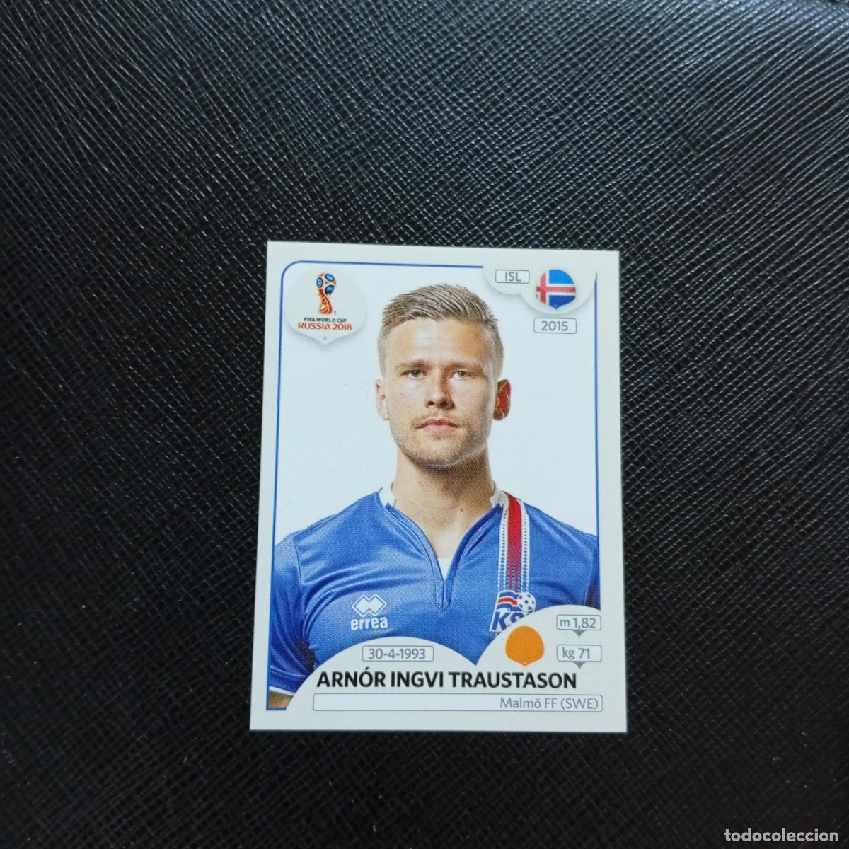 Cromos de f&uacute;tbol: 305 INGVI TRAUSTASON ISLANDIA PANINI MUNDIAL RUSIA 2018 CROMO FUTBOL 18 - SIN PEGAR - CJ2