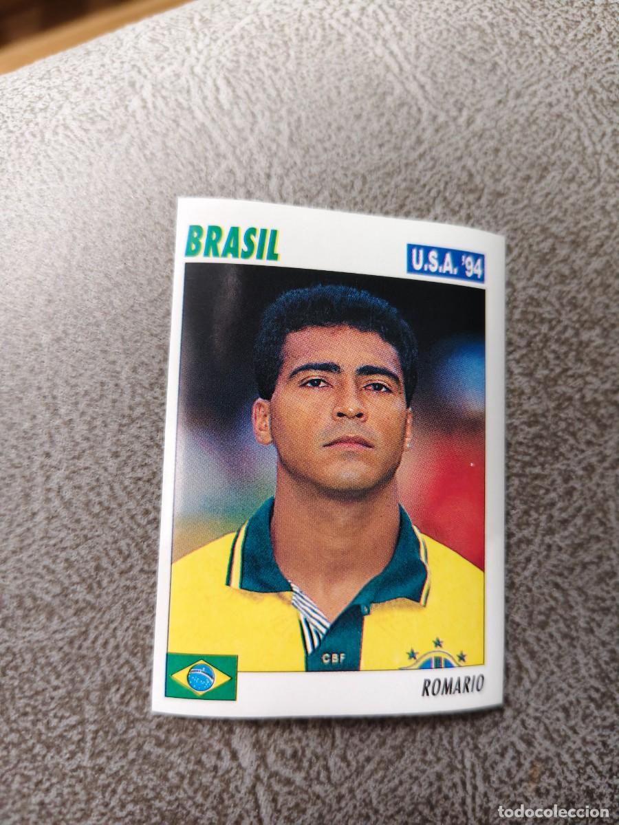 Cromos de f&uacute;tbol: 91 SERVICE LINE MUNDIAL USA 94 ROMARIO - BRASIL - 1994 WORLD CUP SL ITALY AAC