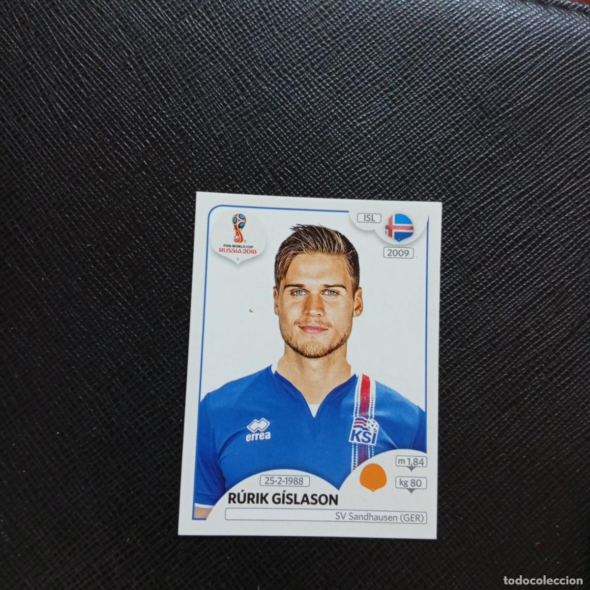 Cromos de f&uacute;tbol: 306 RURIK GISLASON ISLANDIA PANINI MUNDIAL RUSIA 2018 CROMO FUTBOL 18 - SIN PEGAR - CJ2 ..