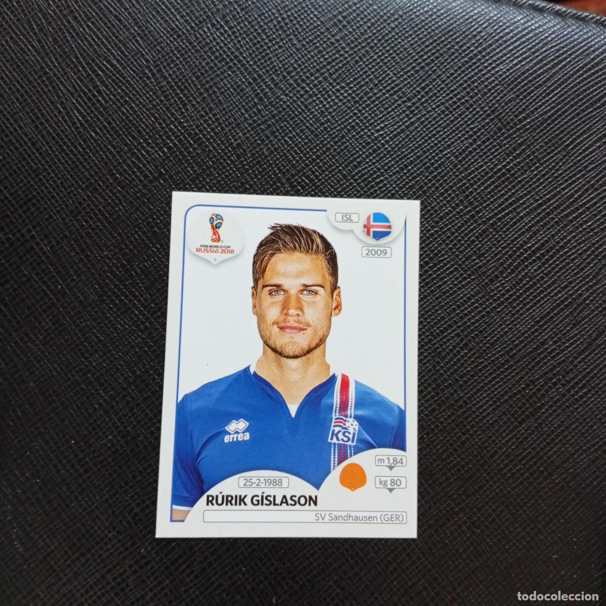 Cromos de f&uacute;tbol: 306 RURIK GISLASON ISLANDIA PANINI MUNDIAL RUSIA 2018 CROMO FUTBOL 18 - SIN PEGAR - CJ2 ..