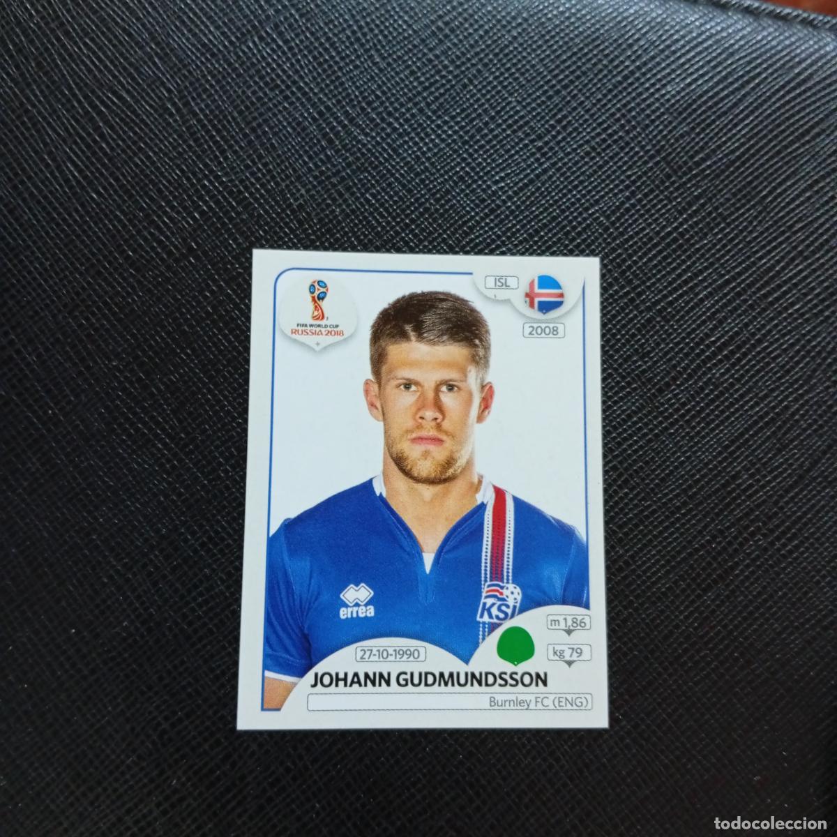 Cromos de f&uacute;tbol: 307 GUDMUNDSSON ISLANDIA PANINI MUNDIAL RUSIA 2018 CROMO FUTBOL 18 - SIN PEGAR - CJ2