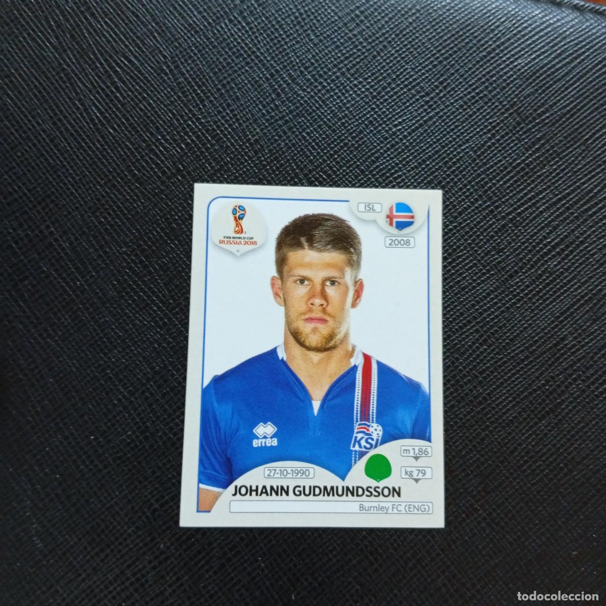 Cromos de f&uacute;tbol: 307 GUDMUNDSSON ISLANDIA PANINI MUNDIAL RUSIA 2018 CROMO FUTBOL 18 - SIN PEGAR - CJ2