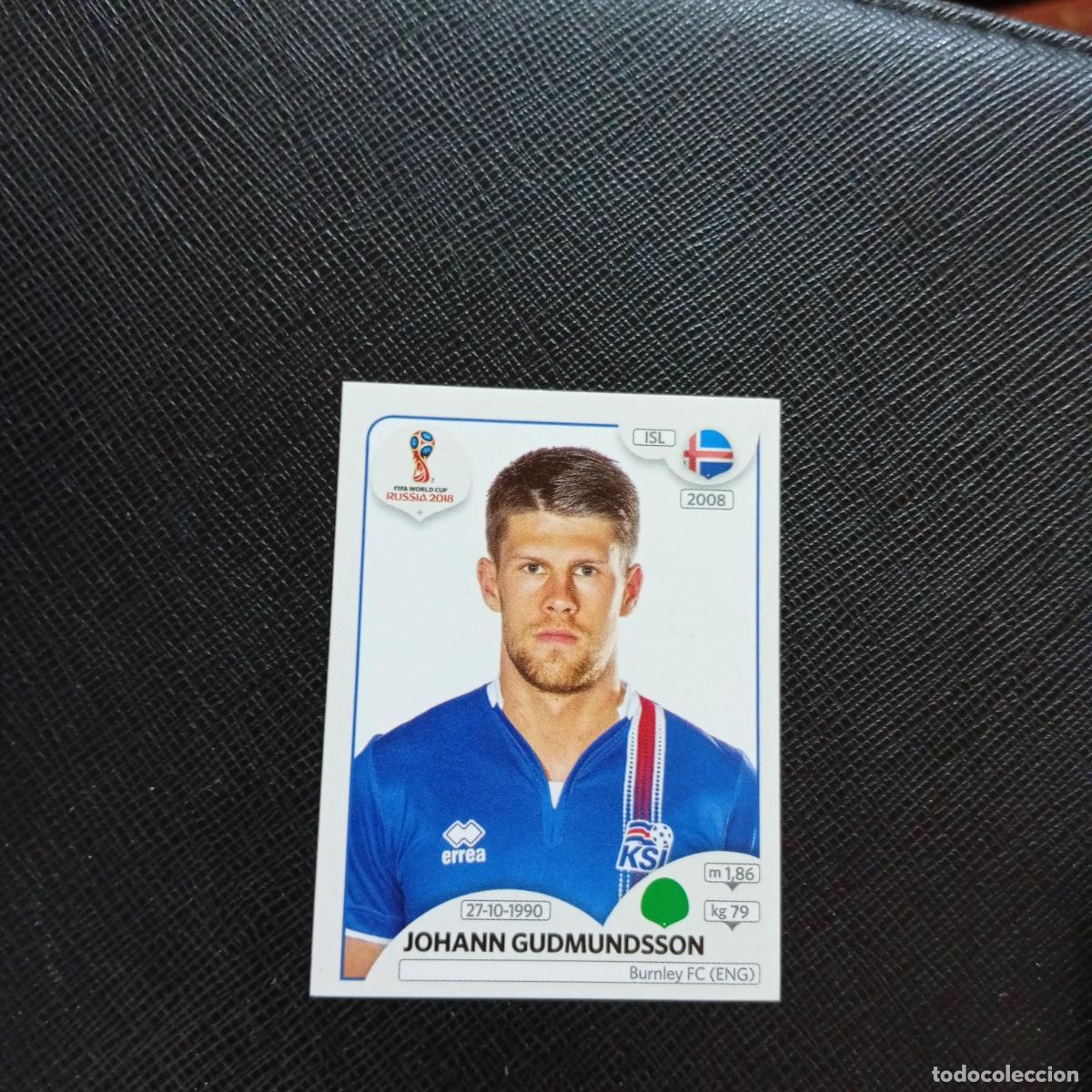 Cromos de f&uacute;tbol: 307 GUDMUNDSSON ISLANDIA PANINI MUNDIAL RUSIA 2018 CROMO FUTBOL 18 - SIN PEGAR - CJ2 .
