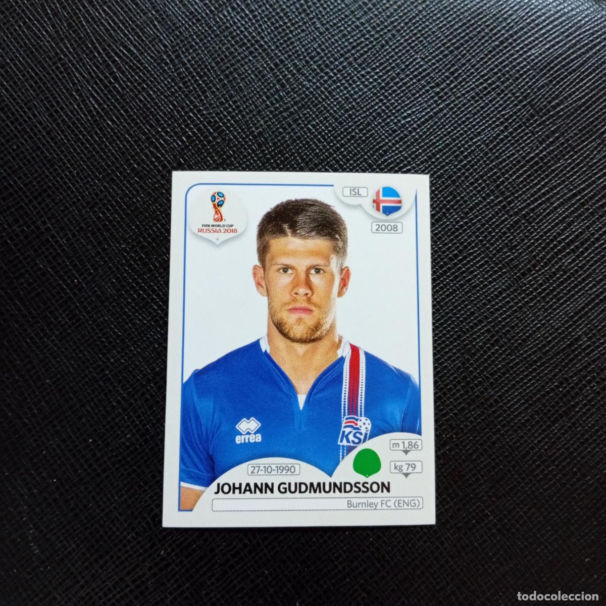 Cromos de f&uacute;tbol: 307 GUDMUNDSSON ISLANDIA PANINI MUNDIAL RUSIA 2018 CROMO FUTBOL 18 - SIN PEGAR - CJ2 .