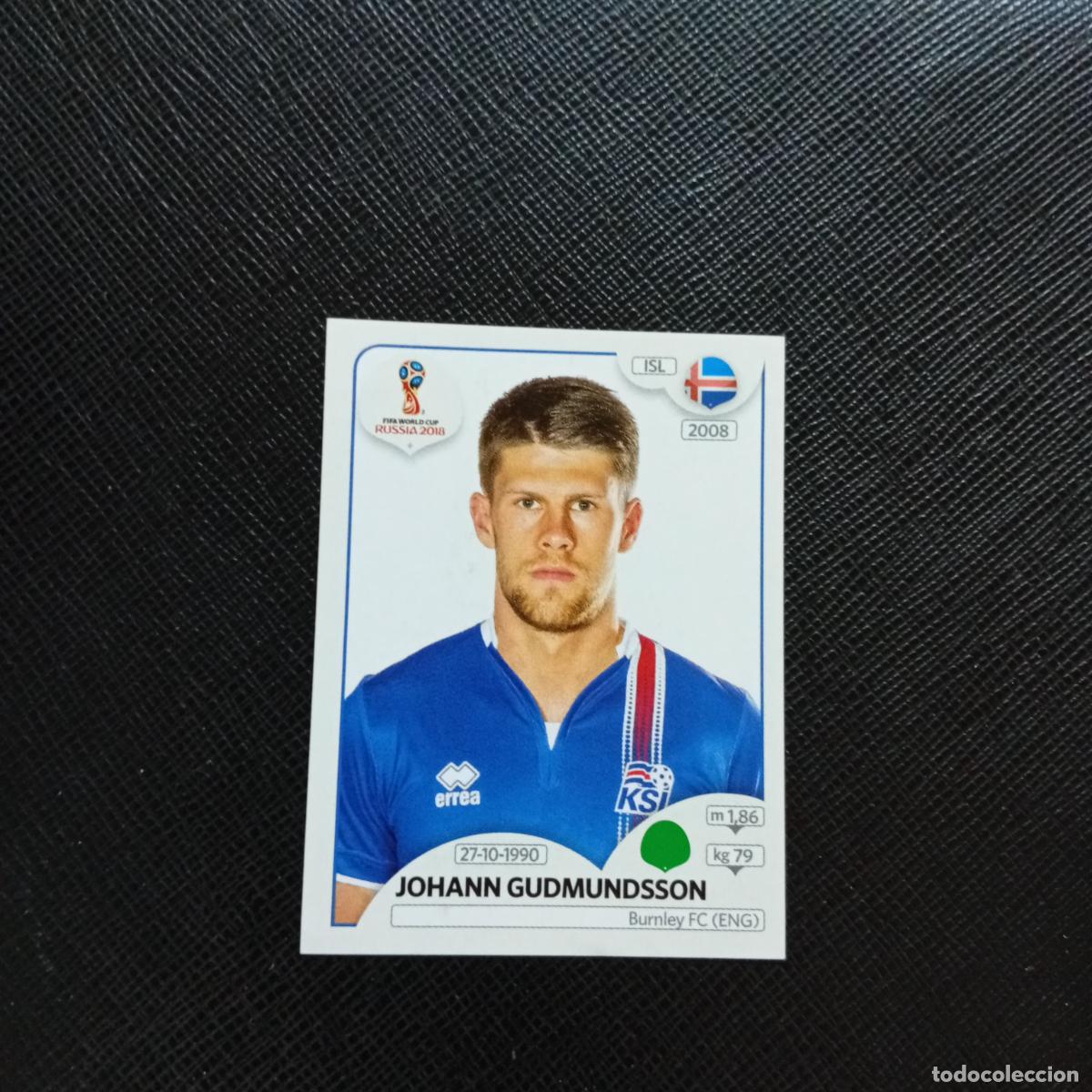 Cromos de f&uacute;tbol: 307 GUDMUNDSSON ISLANDIA PANINI MUNDIAL RUSIA 2018 CROMO FUTBOL 18 - SIN PEGAR - CJ2 .
