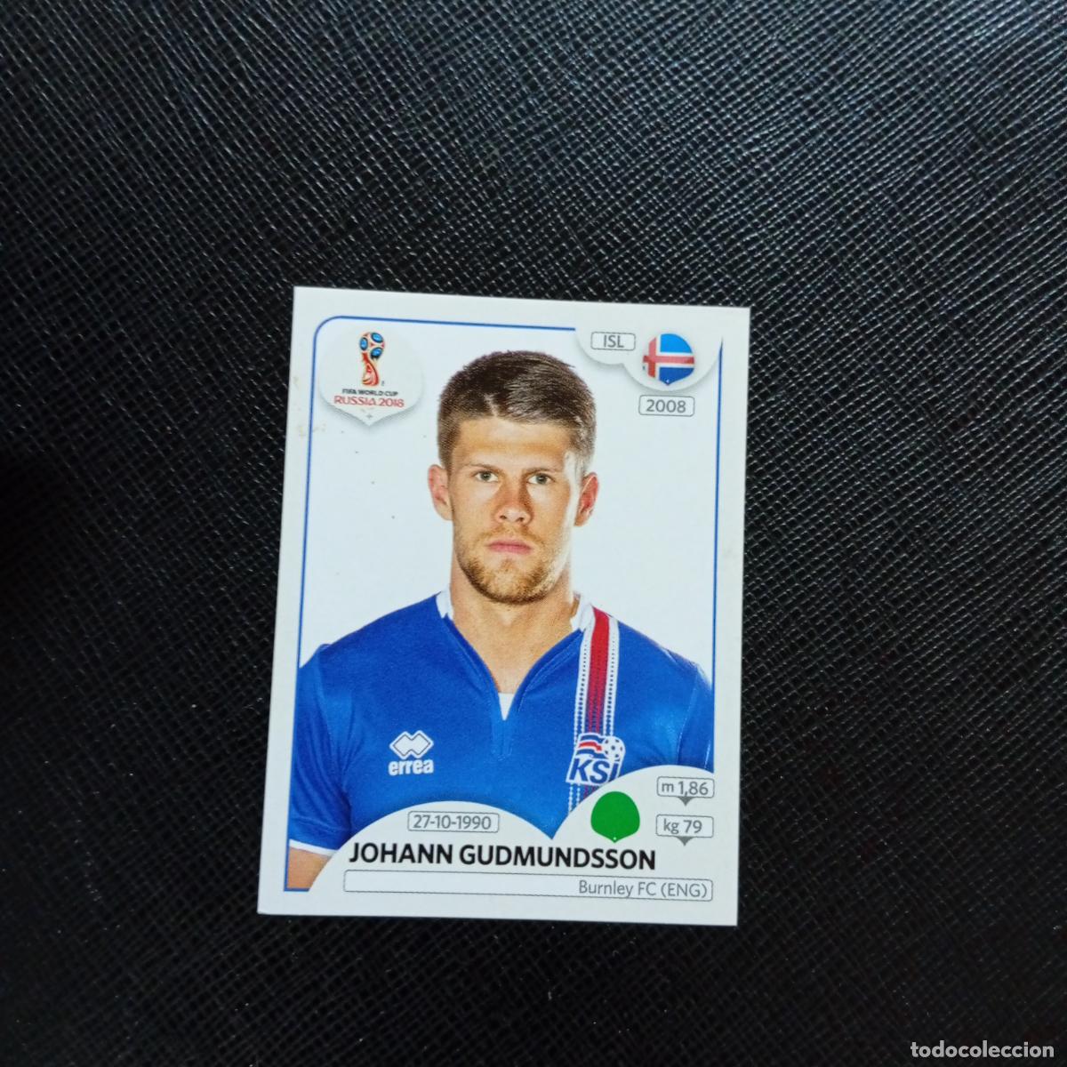 Cromos de f&uacute;tbol: 307 GUDMUNDSSON ISLANDIA PANINI MUNDIAL RUSIA 2018 CROMO FUTBOL 18 - SIN PEGAR - CJ2 ..