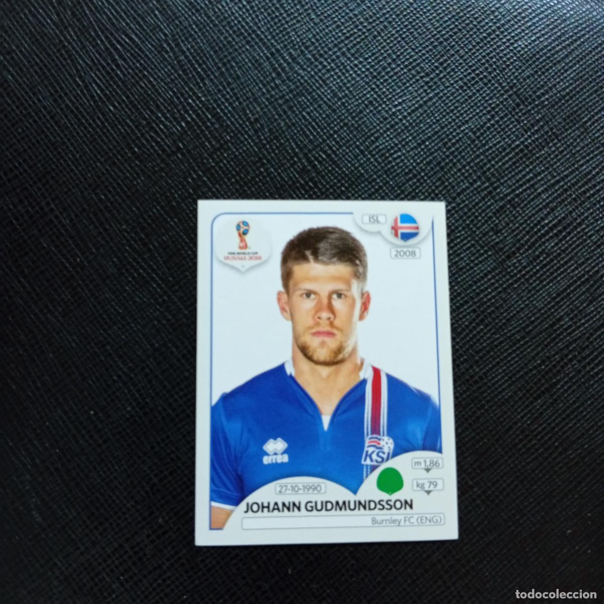 Cromos de f&uacute;tbol: 307 GUDMUNDSSON ISLANDIA PANINI MUNDIAL RUSIA 2018 CROMO FUTBOL 18 - SIN PEGAR - CJ2 ..