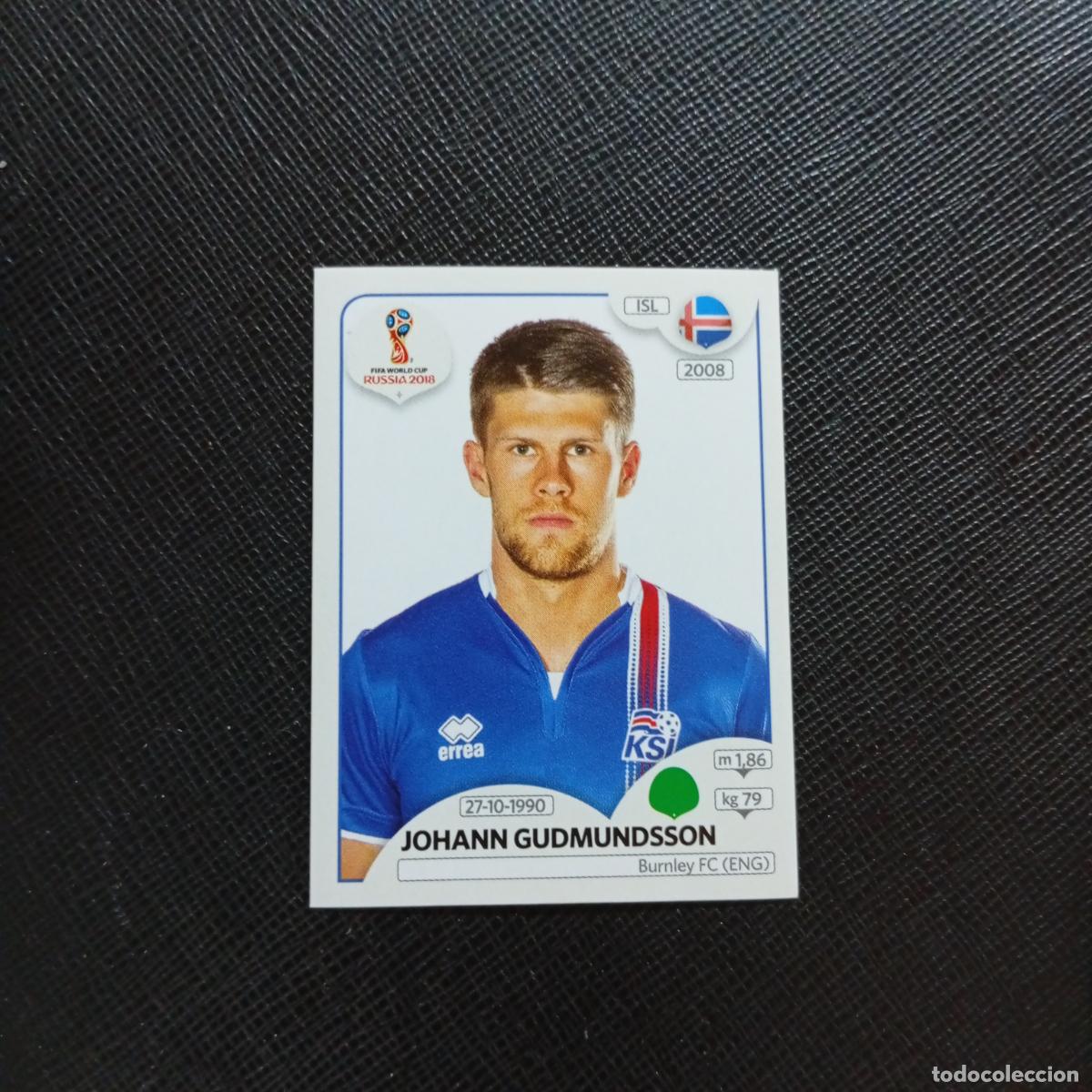 Cromos de f&uacute;tbol: 307 GUDMUNDSSON ISLANDIA PANINI MUNDIAL RUSIA 2018 CROMO FUTBOL 18 - SIN PEGAR - CJ2 ....