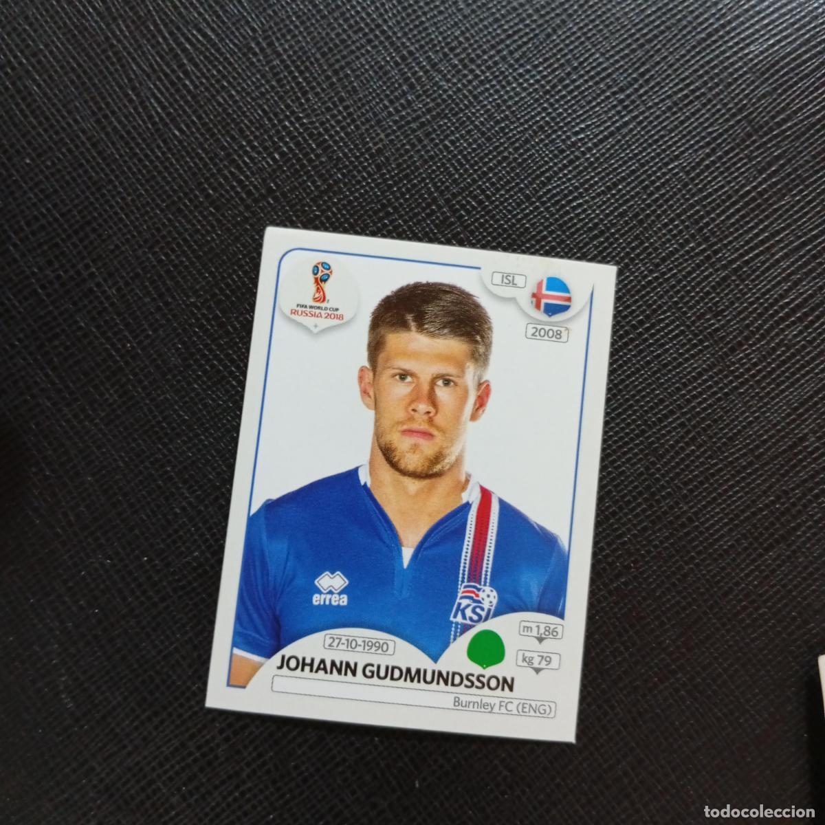Cromos de f&uacute;tbol: 307 GUDMUNDSSON ISLANDIA PANINI MUNDIAL RUSIA 2018 CROMO FUTBOL 18 - SIN PEGAR - CJ2 ....