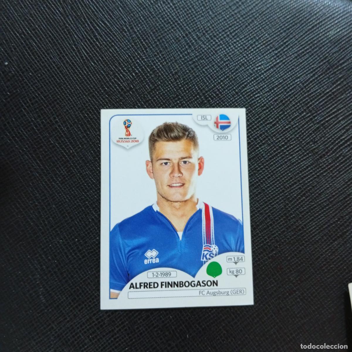Cromos de f&uacute;tbol: 308 FINNBOGASON ISLANDIA PANINI MUNDIAL RUSIA 2018 CROMO FUTBOL 18 - SIN PEGAR - CJ2 .