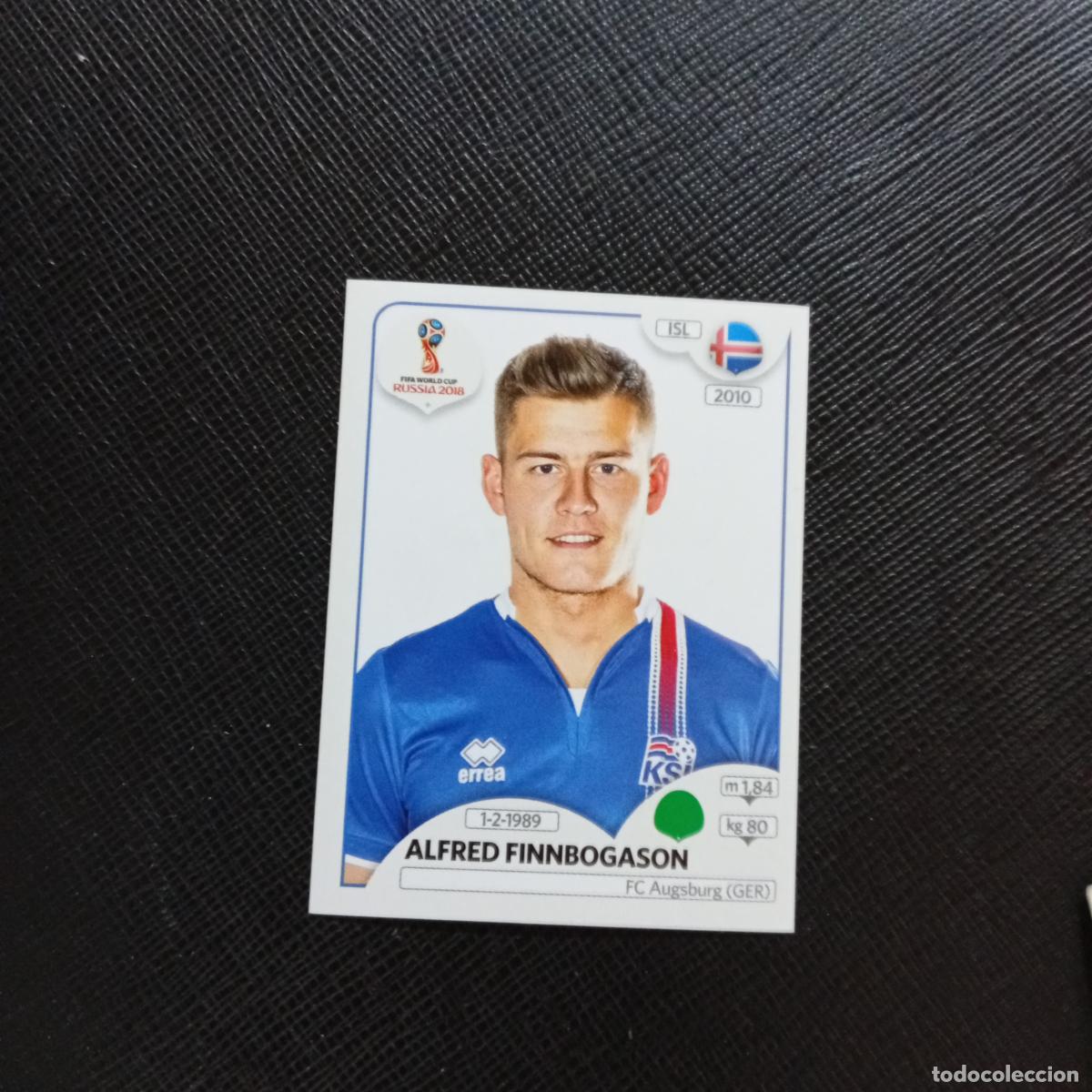 Cromos de f&uacute;tbol: 308 FINNBOGASON ISLANDIA PANINI MUNDIAL RUSIA 2018 CROMO FUTBOL 18 - SIN PEGAR - CJ2 ....