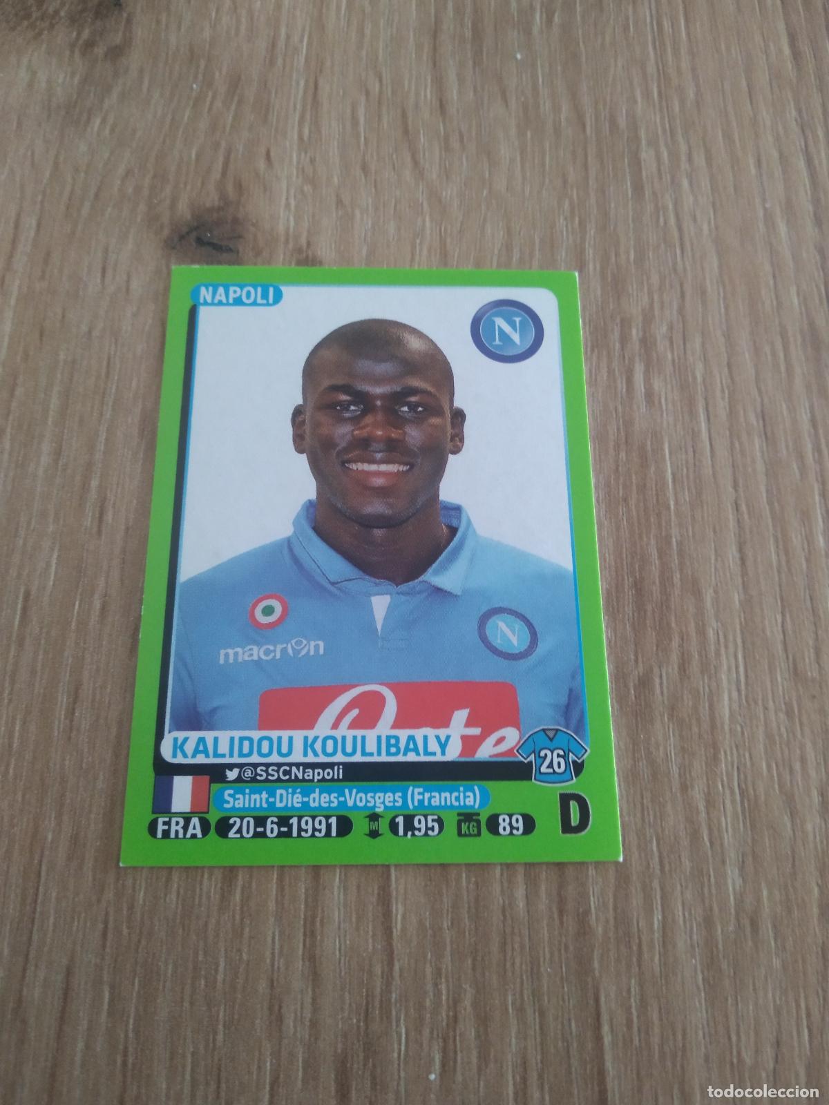Cromos de f&uacute;tbol: 321 KALIDOU KOULIBALY NAPOLES NAPOLI CROMO FUTBOL PANINI LIGA ITALIA 14-15 CALCIATORI 2014-2015