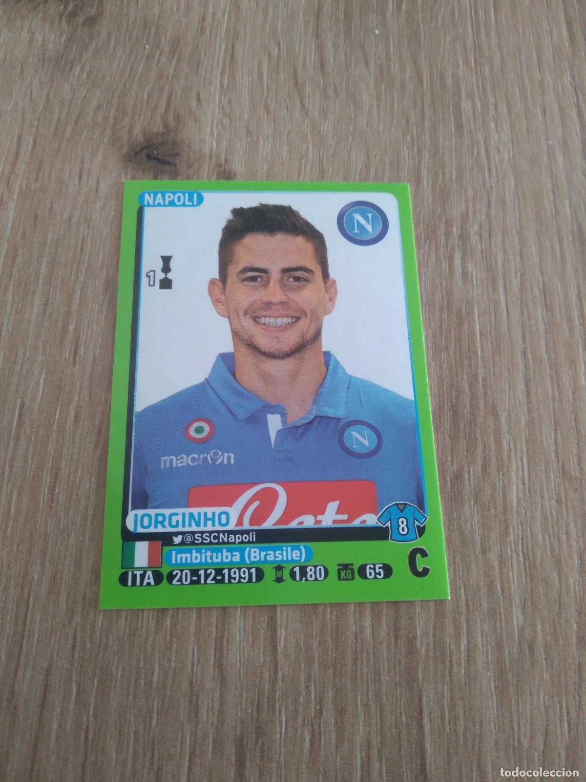 Cromos de f&uacute;tbol: 329 JORGINHO NAPOLES NAPOLI CROMO FUTBOL PANINI LIGA ITALIA 14-15 CALCIATORI 2014-2015