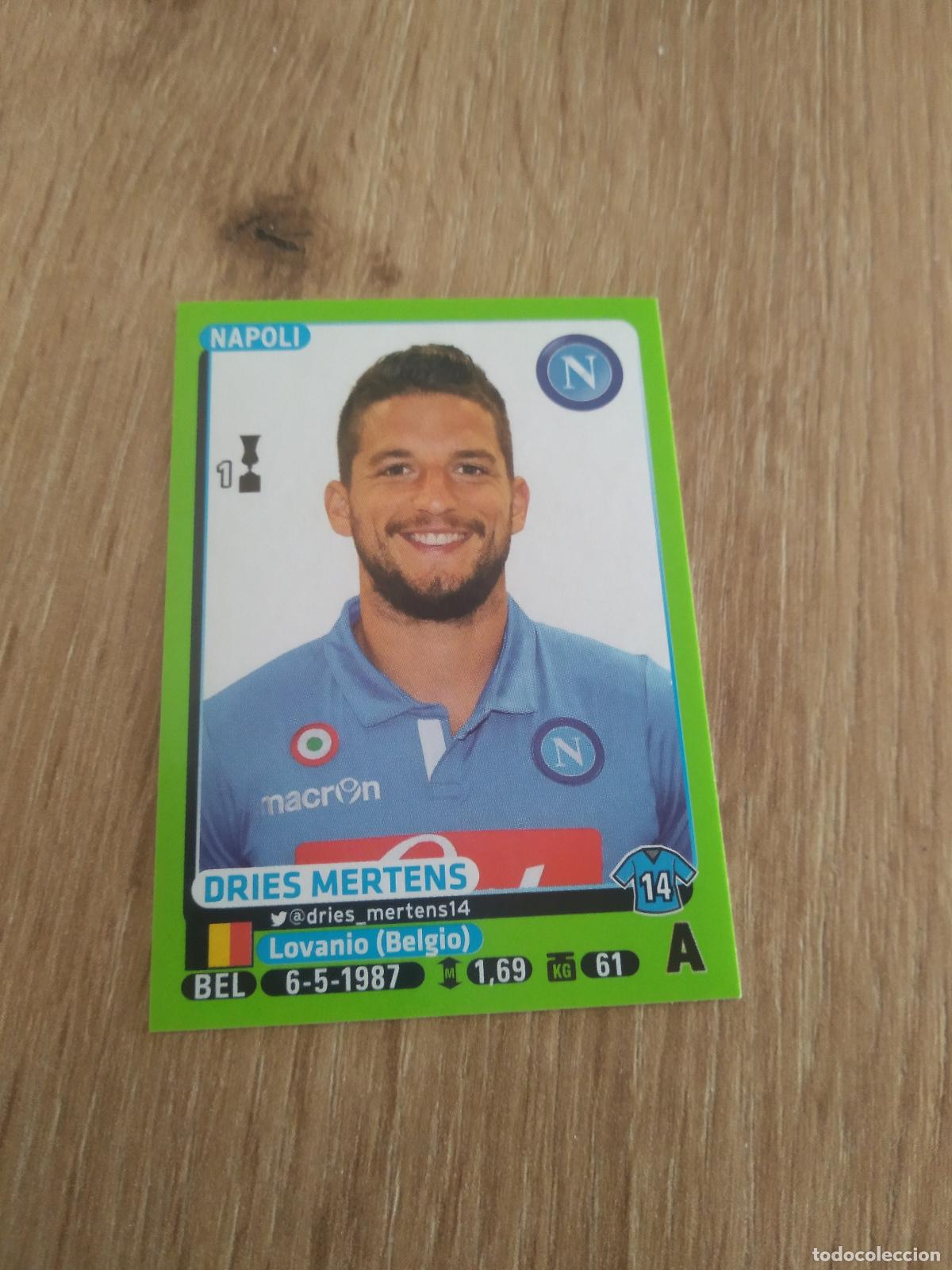 Cromos de f&uacute;tbol: 332 DRIES MERTENS NAPOLES NAPOLI CROMO FUTBOL PANINI LIGA ITALIA 14-15 CALCIATORI 2014-2015