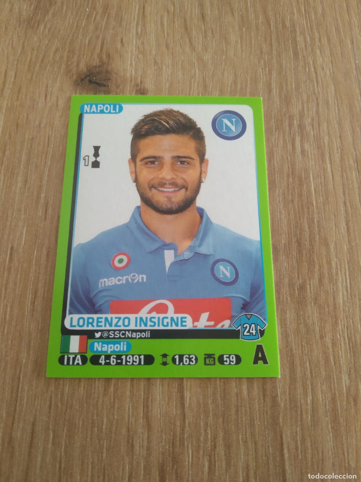 Cromos de f&uacute;tbol: 333 INSIGNE NAPOLES NAPOLI CROMO FUTBOL PANINI LIGA ITALIA 14-15 CALCIATORI 2014-2015