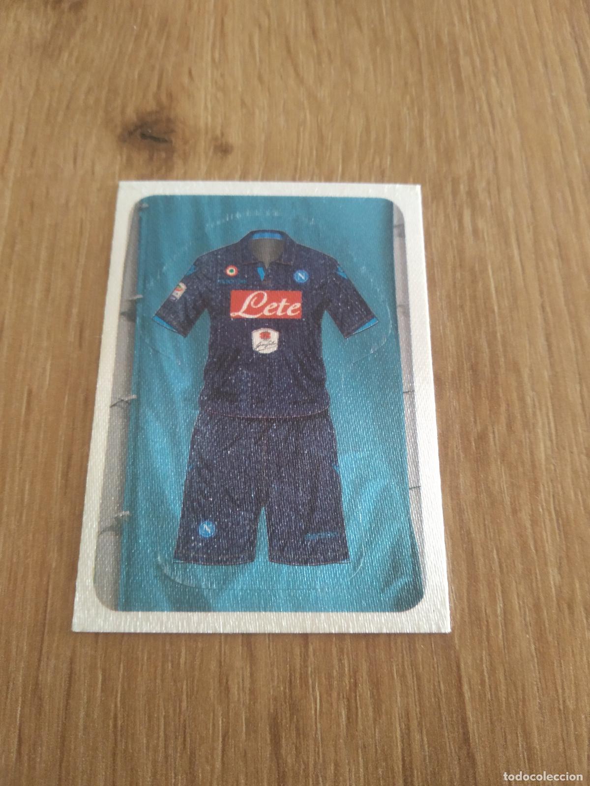 Cartes &agrave; collectionner de Football: 338 EQUIPACION NAPOLES NAPOLI CROMO FUTBOL PANINI LIGA ITALIA 14-15 CALCIATORI 2014-2015