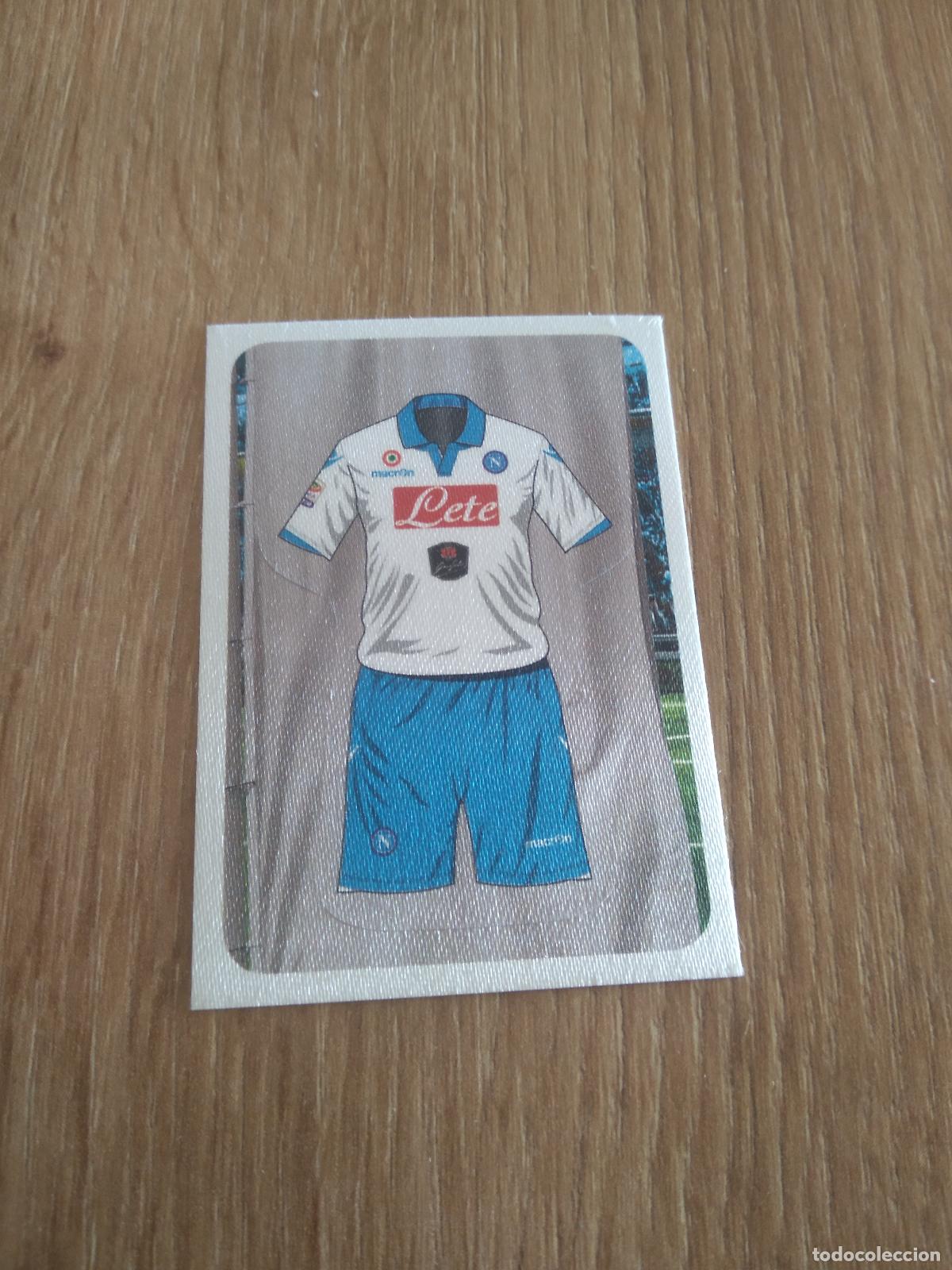 Cartes &agrave; collectionner de Football: 339 EQUIPACION NAPOLES NAPOLI CROMO FUTBOL PANINI LIGA ITALIA 14-15 CALCIATORI 2014-2015
